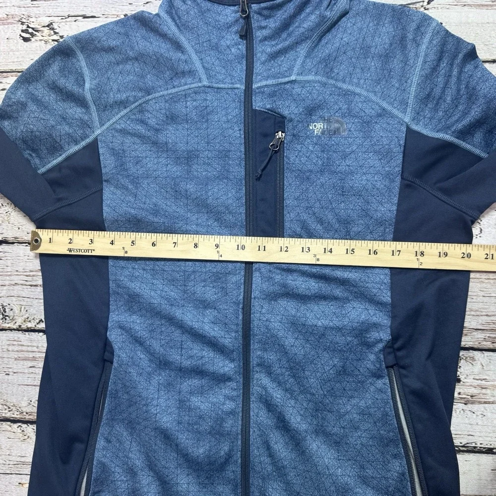 The North Face Canyonlands Full-Zip Lightweight Fleece Jacket Men's Medium Blue
